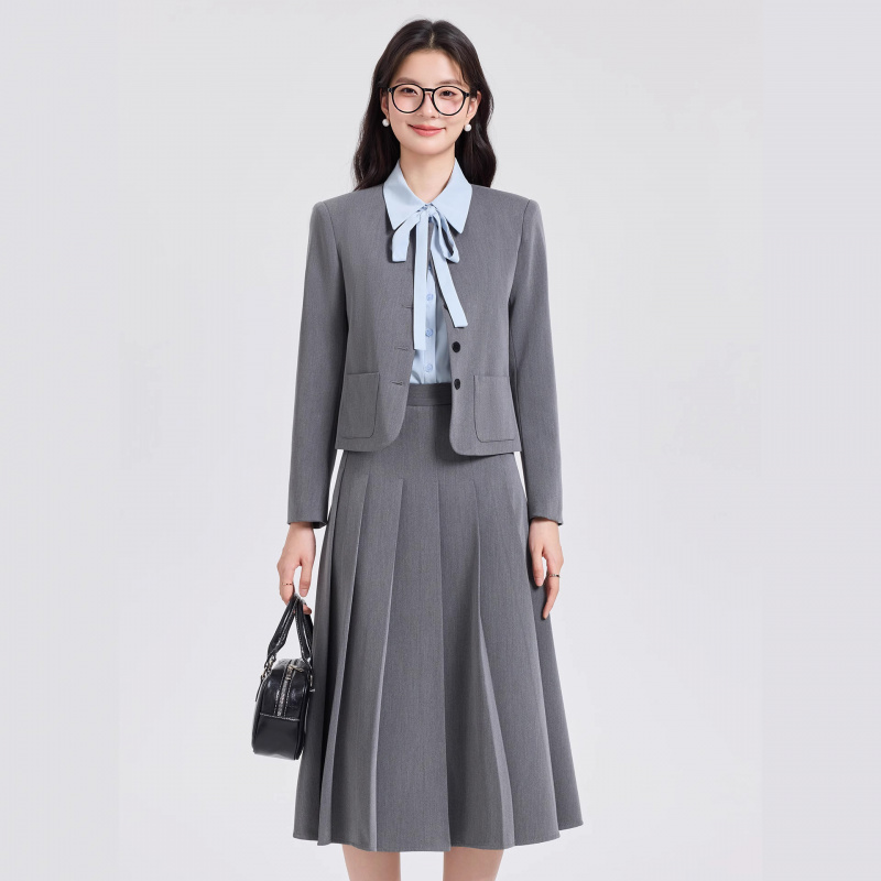 Gray Short Suit Set for Women  - Women Formal Wear Shirt And Pant review and price