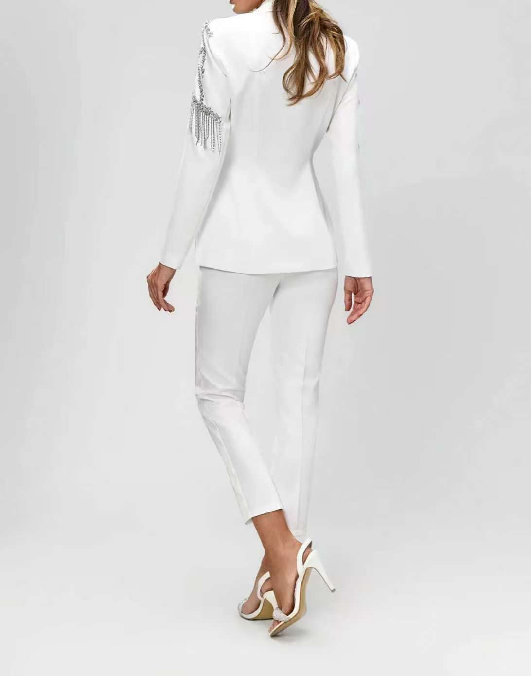 Crystals Beading Women Suit Se - Women'S Formal Wear Tuxedo review and price