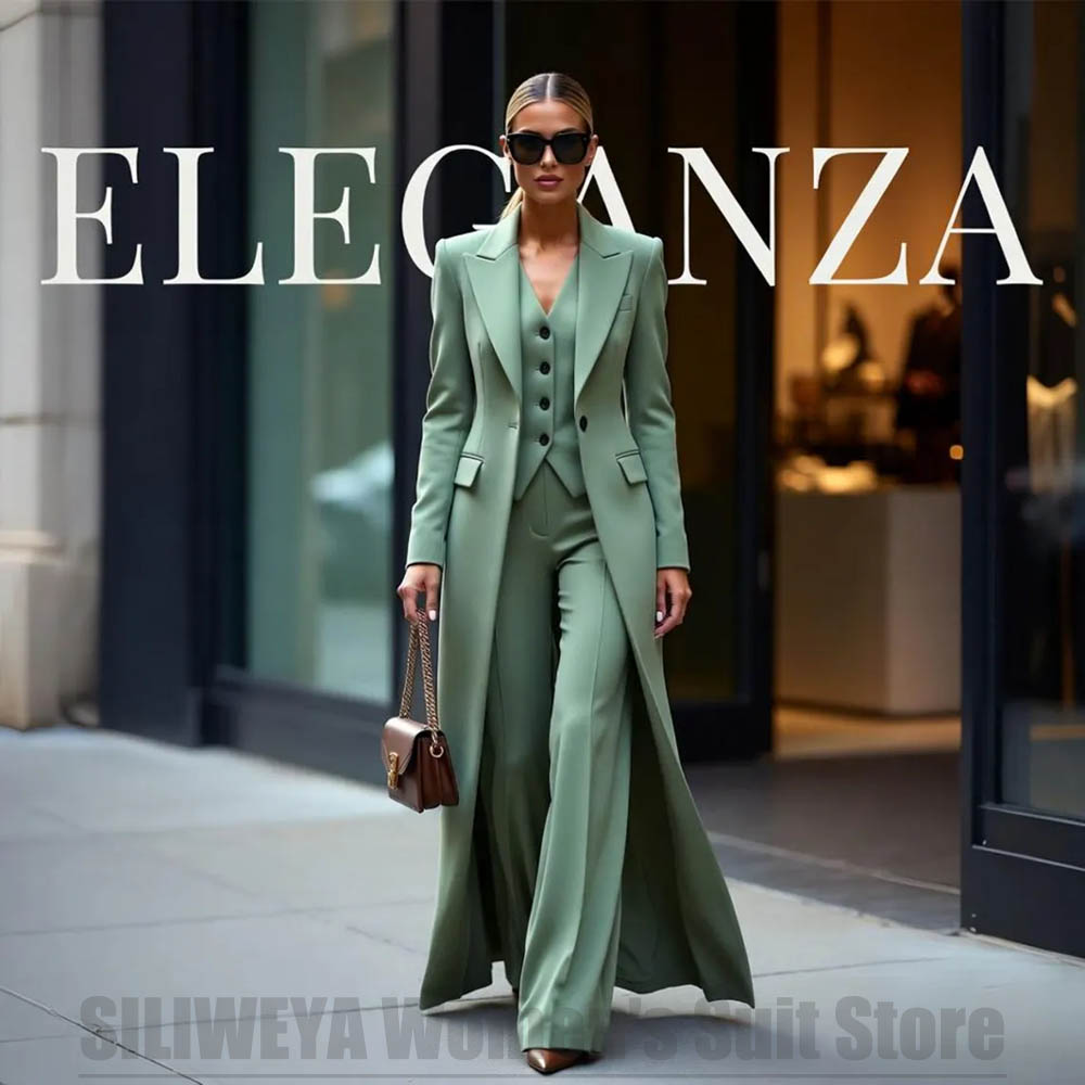 Chic Women's Suit Set Three Pi - Women Formal Wear Shirt And Pant review and price