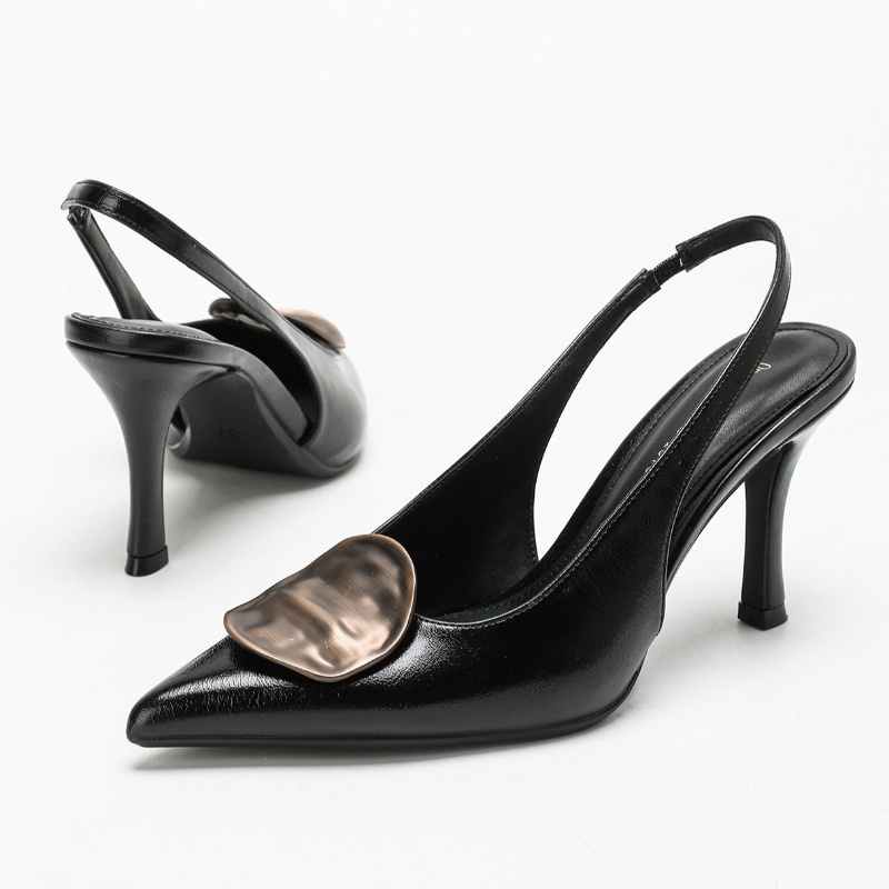 Elegant Backless High Heels fo - Slingback Heel Formal review and price