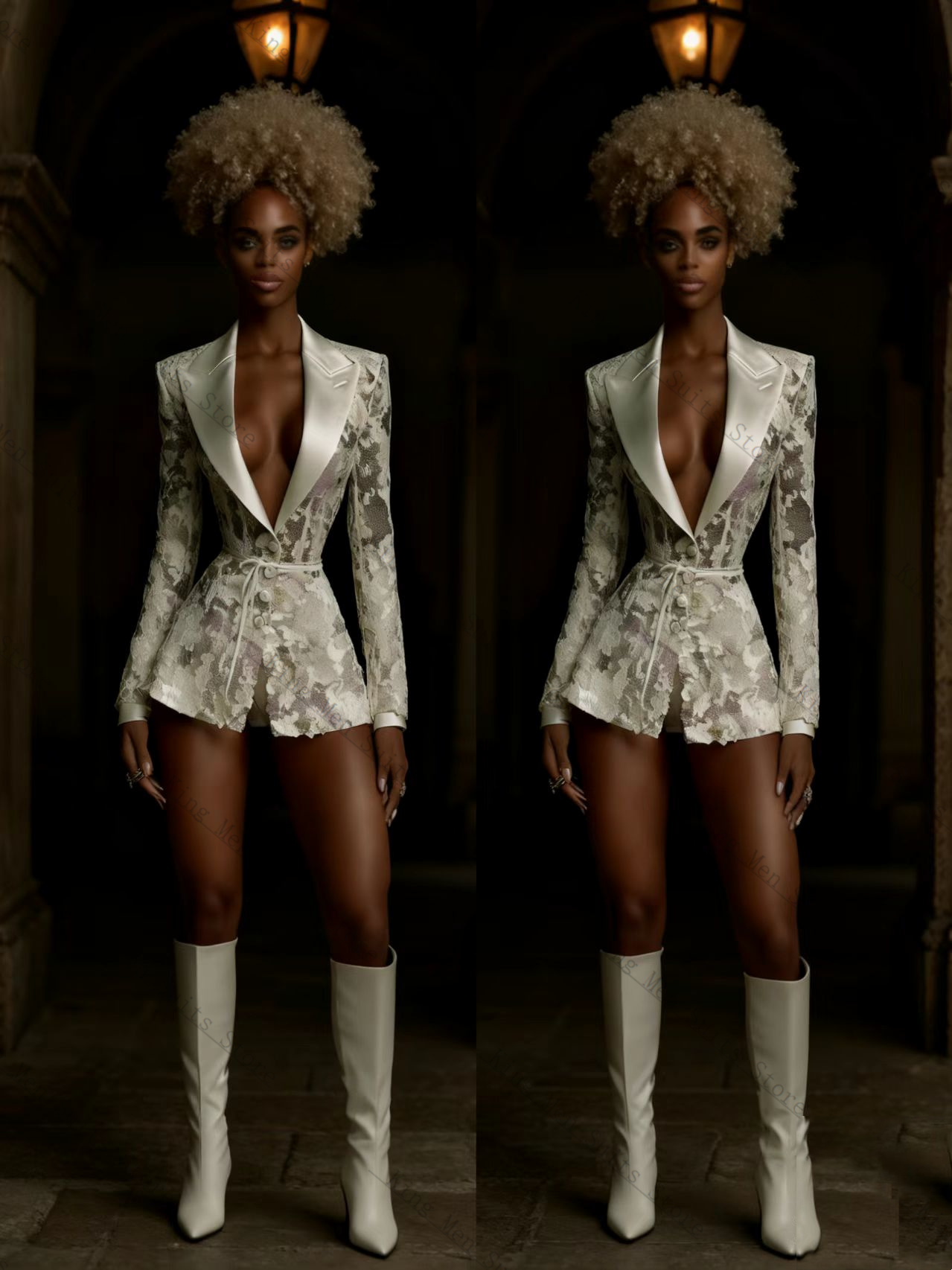 Women Suit 1 Pcs Blazer Belted - Women'S Formal Wear Tuxedo review and price
