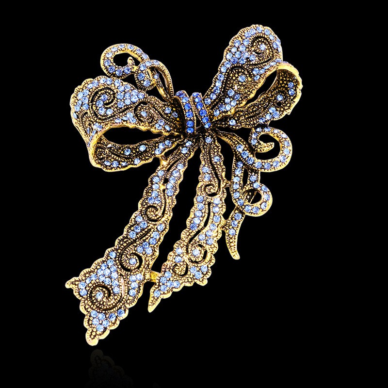 Vintage Bow-Shaped Brooch, Ele - Women'S Formal Wear Accessories review and price
