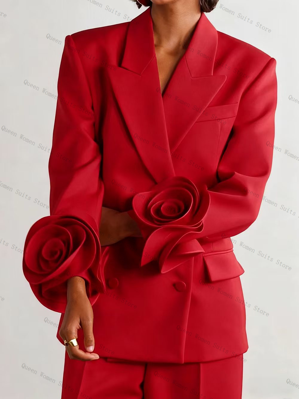 Luxury Red Women Suit Set 2 Pc - Women'S Formal Wear Tuxedo review and price
