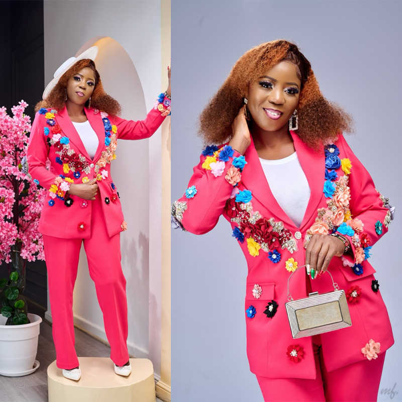 Colorful Flowers Women Tuxedos - Women'S Formal Wear Tuxedo review and price