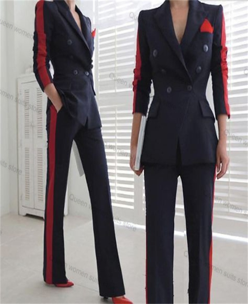 Red Black Autumn Women Suit Se - Women'S Formal Wear Tuxedo review and price