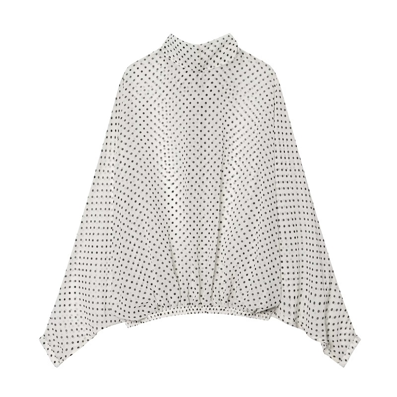 MUJER Polka Dot Blouses Woman  - Women'S Formal Wear Blouse review and price